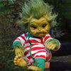 Image of CHRISTMAS PRE-SALE SUPER LOVELY BABY DOLL GRINCH - Threads and Metal