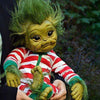 Image of CHRISTMAS PRE-SALE SUPER LOVELY BABY DOLL GRINCH - Threads and Metal