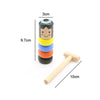 Image of Unbreakable wooden Man Magic Toy - Threads and Metal