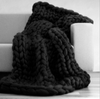 Image of Threads & Metal™ Chunky Knitted Blanket - Threads and Metal