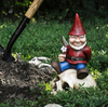 Image of Evil Funny Flippy Garden Gnomes - Threads and Metal