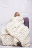 Image of Threads & Metal™ Chunky Knitted Blanket - Threads and Metal