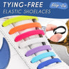 Image of Tying-Free Elastic Shoelaces (Set of 16) - Threads and Metal