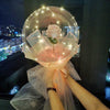 Image of LED Luminous Balloon Rose Bouquet - Threads and Metal