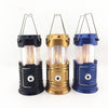 Image of 3-in-1 Camping Lantern Portable Outdoor Flame Lantern Flashlights - Threads and Metal