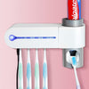 Image of Automatic Antibacterial Ultraviolet Toothbrush Dispenser Sterilizer - Threads and Metal