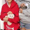 Image of Cat Lovers Hoodie Cuddle Pouch - Threads and Metal