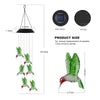 Image of Solar-Powered Dangling Hummingbird Lights