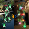 Image of Solar-Powered Dangling Hummingbird Lights