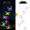 Image of Solar-Powered Dangling Hummingbird Lights