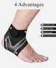 Image of Easy Walk Adjustable Elastic Ankle Support Brace for Sport Fitness