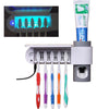 Image of Automatic Antibacterial Ultraviolet Toothbrush Dispenser Sterilizer - Threads and Metal