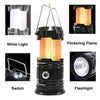 Image of 3-in-1 Camping Lantern Portable Outdoor Flame Lantern Flashlights - Threads and Metal