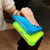 Image of Neon Transparent iPhone Cases - Threads and Metal