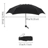 Image of High Quality Mini Umbrella - Men's/Women's Pocket Folding Portable Lightweight Mini Umbrella - Threads and Metal