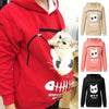 Image of Cat Lovers Hoodie Cuddle Pouch - Threads and Metal