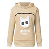 Image of Cat Lovers Hoodie Cuddle Pouch - Threads and Metal