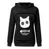 Image of Cat Lovers Hoodie Cuddle Pouch - Threads and Metal