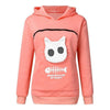 Image of Cat Lovers Hoodie Cuddle Pouch - Threads and Metal