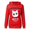 Image of Cat Lovers Hoodie Cuddle Pouch - Threads and Metal