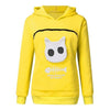 Image of Cat Lovers Hoodie Cuddle Pouch - Threads and Metal