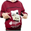 Image of Cat Lovers Hoodie Cuddle Pouch - Threads and Metal