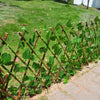 Image of Holiday promotion 50% OFF Expandable Faux Privacy Fence - Threads and Metal