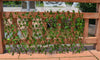 Image of Holiday promotion 50% OFF Expandable Faux Privacy Fence - Threads and Metal