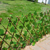 Image of Holiday promotion 50% OFF Expandable Faux Privacy Fence - Threads and Metal