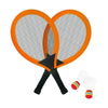 Image of Luminous badminton racket(2x badminton rackets & 2x luminous badminton) - Threads and Metal