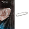 Image of Ear Wrap Crawler Hook Earrings - Threads and Metal