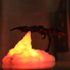 Image of 3D fire-breathing dragon night light - Threads and Metal