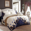 Image of Zaydena Luxury Embroidered Egyptian Cotton Duvet Cover Set