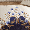Image of Zaydena Luxury Embroidered Egyptian Cotton Duvet Cover Set