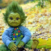 Image of CHRISTMAS PRE-SALE SUPER LOVELY BABY DOLL GRINCH - Threads and Metal