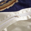 Image of Zaydena Luxury Embroidered Egyptian Cotton Duvet Cover Set