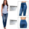 Image of Threads™ Thermal Fleece Denim Jeggings - Threads and Metal 