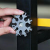 Image of 18-IN-1 STAINLESS STEEL SNOWFLAKES MULTI-TOOL - Threads and Metal 