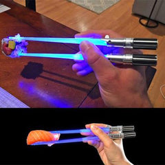 Glowing light saber Reusable chopsticks-Star Wars geeks