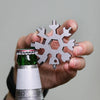 Image of 18-IN-1 STAINLESS STEEL SNOWFLAKES MULTI-TOOL - Threads and Metal 