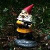 Image of Evil Funny Flippy Garden Gnomes - Threads and Metal 