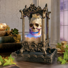 Image of Foggy Skull Lantern - Threads and Metal 