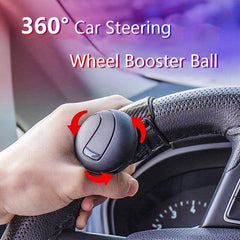 Universal 360° Steering Wheel Booster Knob - Threads and Metal 