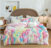 Image of Fluffy Blanket With Pillow Cover 3 Pieces Set（Free shipping） - Threads and Metal 