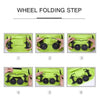 Image of Foldable Shopping Trolley Tote Bag - Threads and Metal 