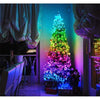 Image of Custom Christmas Tree LED String Lights - Threads and Metal 