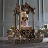 Image of Foggy Skull Lantern - Threads and Metal 