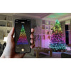 Image of Custom Christmas Tree LED String Lights - Threads and Metal 