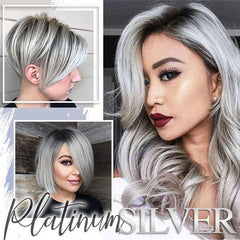Silver Gray Hair Dye - Threads and Metal 