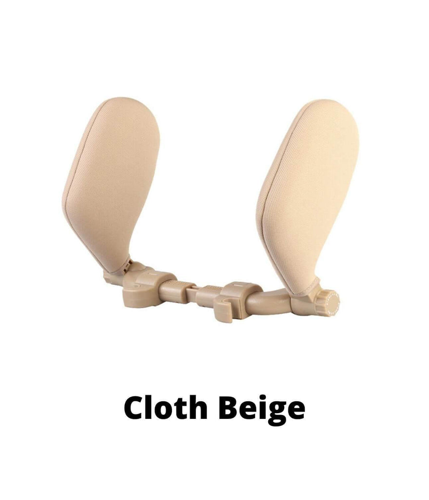 Car Seat Travel  Headrest Pillow - Threads and Metal 